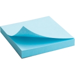 Блок бумаги Axent с липким слоем  75x75мм, 100л, пастель, синий