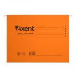 Файл подвесной картонный Axent А4, оранжевый, 1шт.